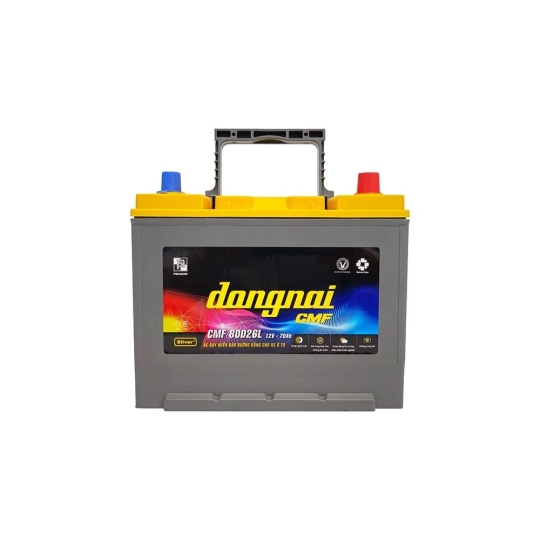 Ắc quy khô miễn bảo dưỡng Đồng Nai CMF 80D26L - 12V - 70Ah